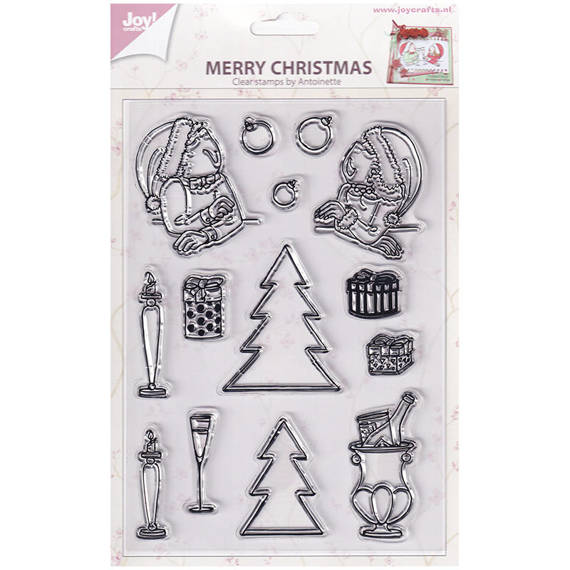 JOY! CRAFTS Transparent Stempel Motivstempel - Weihnachten