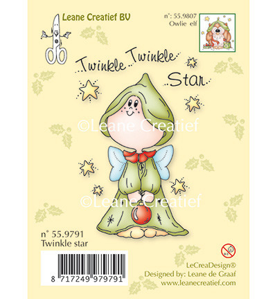 LEANE Transparent Stempel Motivstempel Clear Stamp - Twinkle Star - Engel