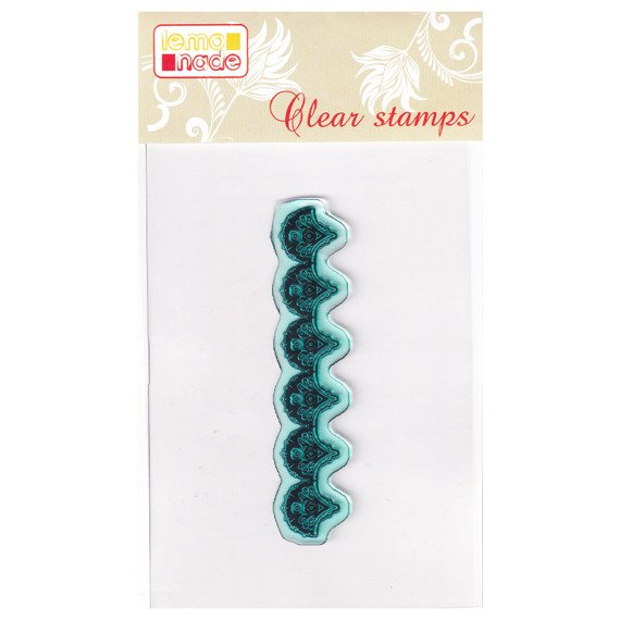 LEMONADE  Transparent Acryl Stempel Motivstempel Border 2