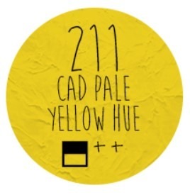 LOVEART 100ML Acrylfarbe Malfarbe Künstlerfarbe Malen Farbe, Cad pale yellow hue 211- gelb