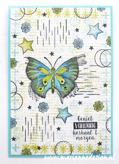 MARIANNE DESIGN Gummistempel Motivstempel - Tiny's butterfly 1 Schmetterling