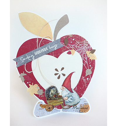 MARIANNE DESIGN - Mixed Media Schablone STENCIL - Apfel von Marleen - Apfel