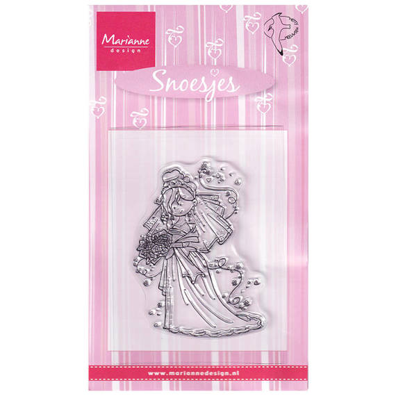 MARIANNE DESIGN Transparent Acryl Stempel Motivstempel - Here comes the bride - Bräutigam