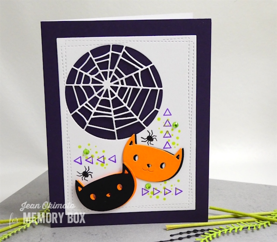 MEMORY BOX Stanzform Präge Stanzschablone Scrapbooking Die Cut, Katze 99873