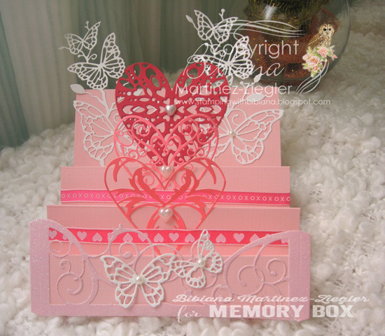 MEMORY BOX Stanzform Präge Stanzschablone Scrapbooking, Herz Heart 99348