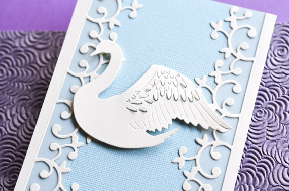 MEMORY BOX Stanzform Präge Stanzschablone Scrapbooking, Schwan Swan 94014