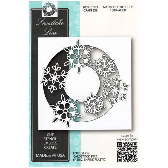 MEMORY BOX Stanzformen Set Stanzschablone Scrapbooking Die Cut, Snowflake Lens Schneeflocken