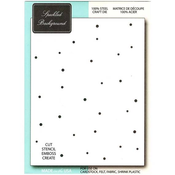 MEMORY BOX Stanzformen Set Stanzschablone Scrapbooking Die Cut, Speckled Background Hintergrundpunkte