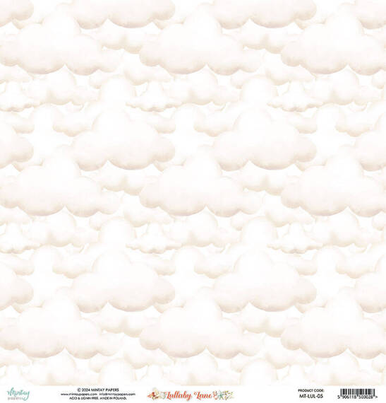 MINTAY 30x30cm doppelseitig Scrapbooking Craft Papier 240g - Lullaby Lane 05