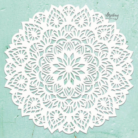 MINTAY Chippies - Dekorpappe Die Cut Chipboard Dekoration Boho Serviette