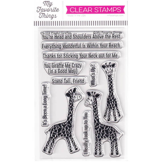 MY FAVORITE THINGS Klar Stempel Stamps Clearstam, Playful Giraffes 