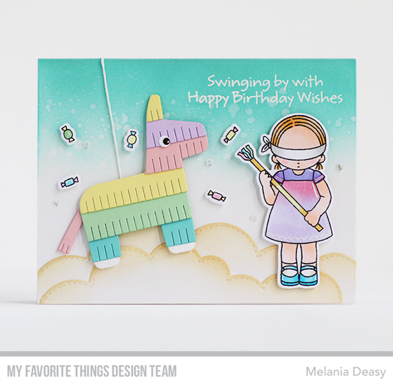 MY FAVORITE THINGS - Klar Stempel Stamps Clearstamp, Birthday Pinata