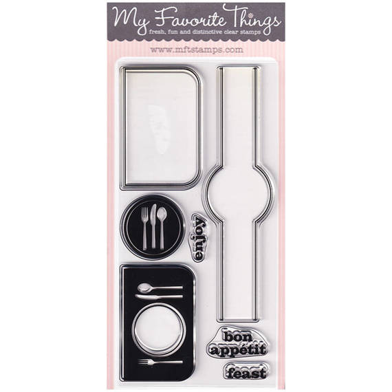 MY FAVORITE THINGS Transparent Stempel Motivstempel  All Occasion Place Settting Besteck, Vignetten