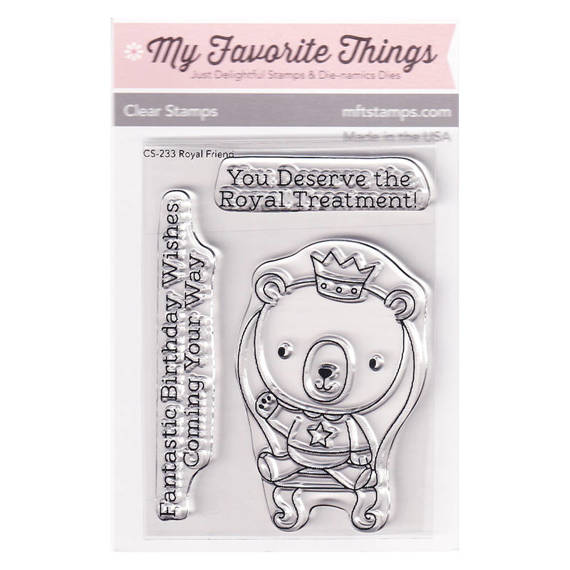 MY FAVORITE THINGS Transparenten Stempel - Royal Friend, Königsbär