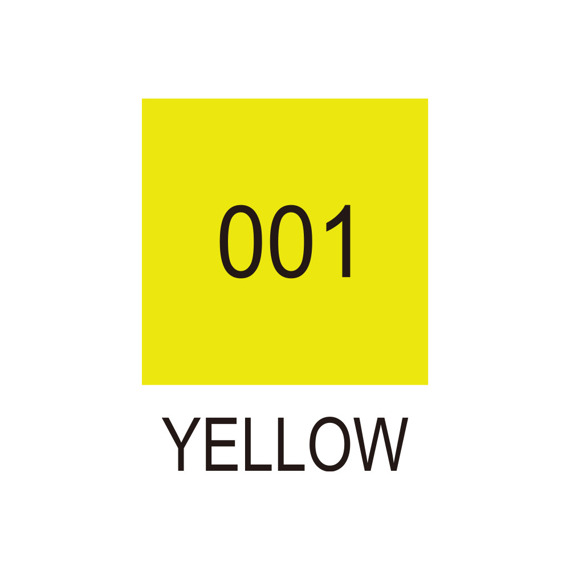 Marker Art & Graphic Twin - Yellow - żółty - Kuretake