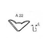 Metallecke für Alben - Gold - 22mm - 1 Stück A22 