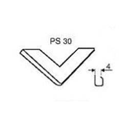 Metallecke für Alben - Nickel - 28mm - 1 Stück PS30