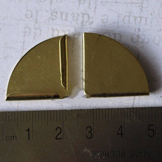 Metallecke für Alben - golden - 21 mm - 1 Stück A22B