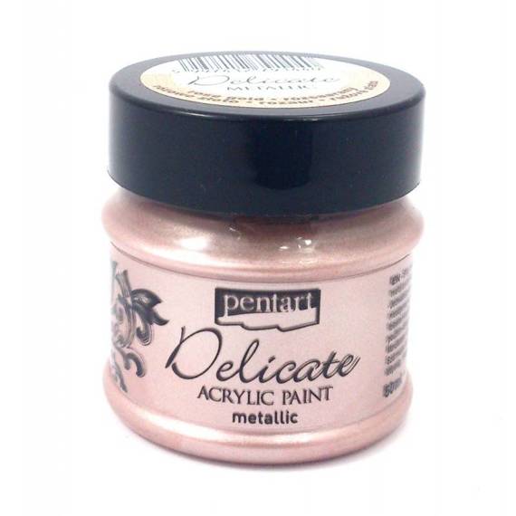 Metallic-Farbe Delicate - PENTART - rose gold / rose gold 50ml