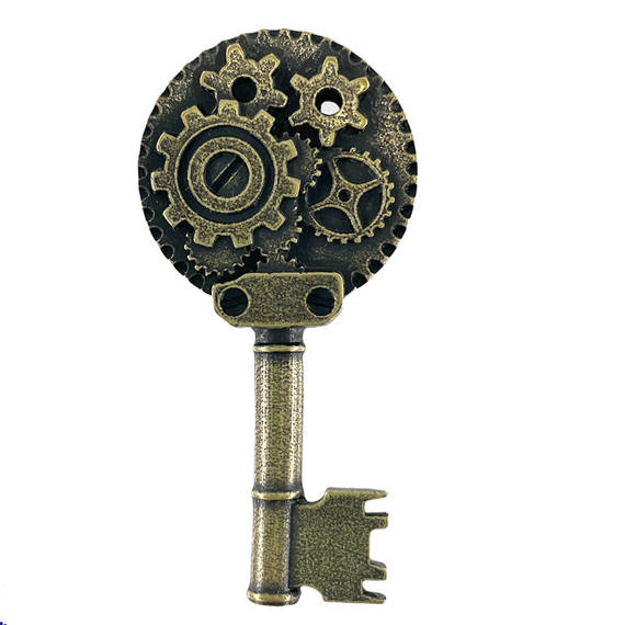 Metallverzinkte Dekoration - Schlüssel 2