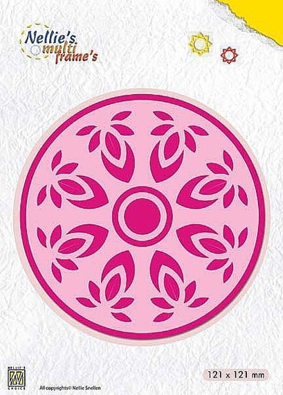 NELLIES Stanzform Präge Stanzschablone Scrapbooking Cutting Die, Kaleidoskop MFD118