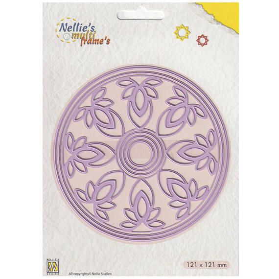 NELLIES Stanzform Präge Stanzschablone Scrapbooking Cutting Die, Kaleidoskop MFD118