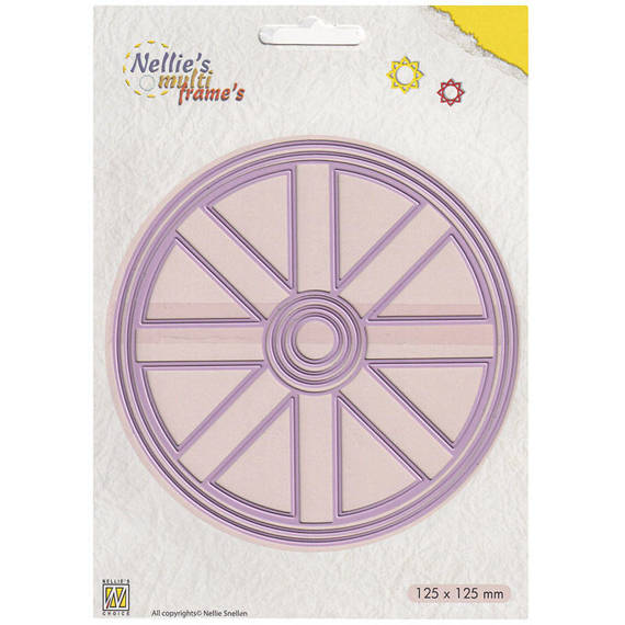 NELLIES Stanzform Präge Stanzschablone Scrapbooking Cutting Die,  Kaleidoskop-Rad MFD117