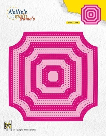 NELLIES Stanzform Präge Stanzschablone Scrapbooking Cutting Die, Rahmen MFD130