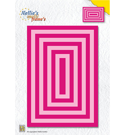 NELLIES Stanzform Präge Stanzschablone Scrapbooking Cutting Die, Rechteck 120