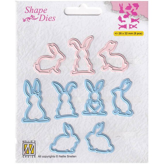 NELLIES Stanzform Präge Stanzschablone Scrapbooking Cutting Die, Tags MFD133