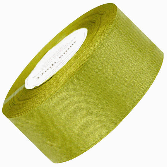 Olive Satinband 50mm - 32mb