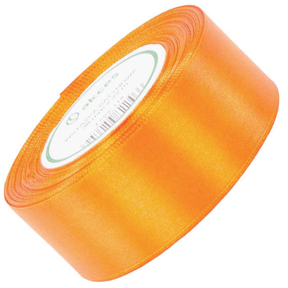 Orangefarbenes Satinband 38mm - 32mb