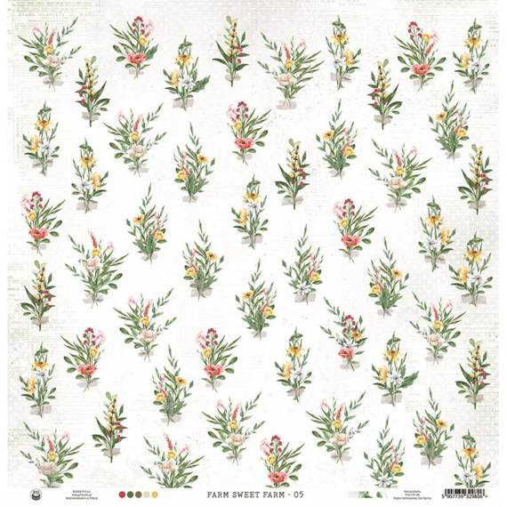 P13 30,5x30,5cm doppelseitig Scrapbooking Paper Designpapier 240g, Farm sweet farm 05