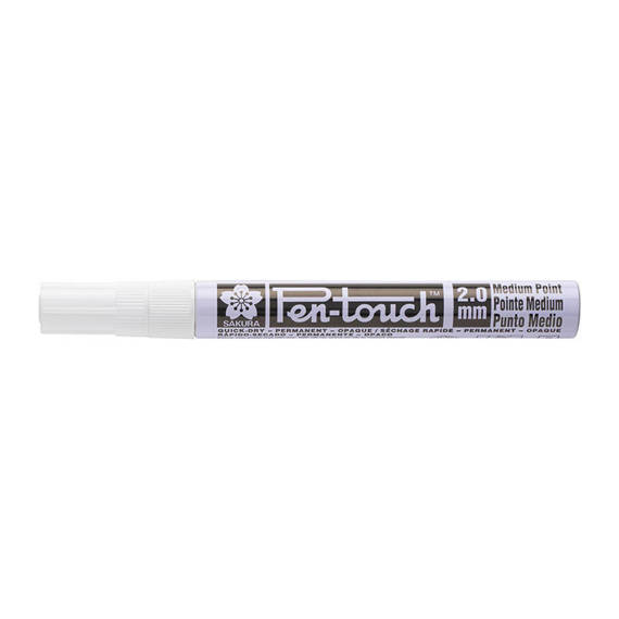 PEN-TOUCH Stift Medium Weiß 2mm weiß