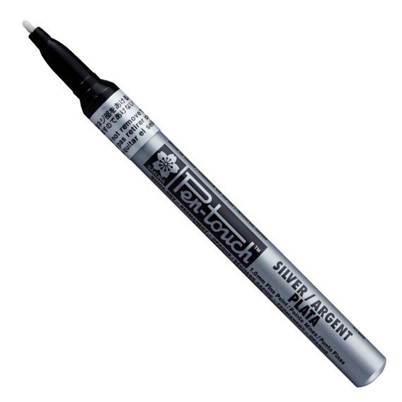 PEN-TOUCH Stift fein 1mm Silber - Silber