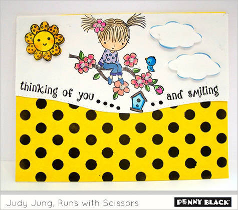 PENNY BLACK Transparent Stempel Motivstempel Clear Stamp - Süßes Lächeln Kindergeschenke