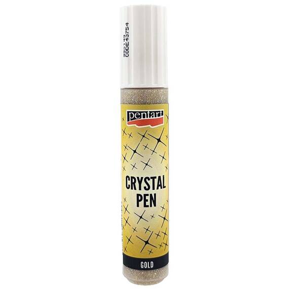 PENTART Crystal PEN Kristallpaste im Stift Basteln Brokatgold 100 ml 