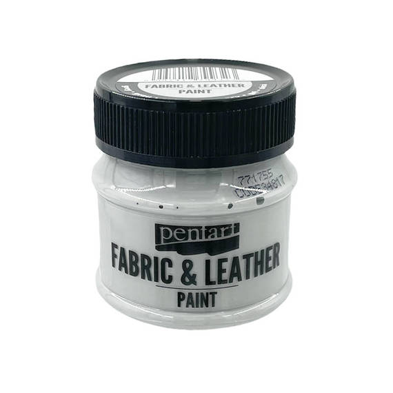 PENTART - Farbe für Textil und Leder 50 ml - grau 