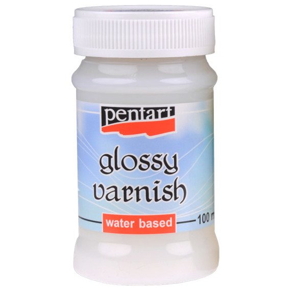 PENTART Glanzlack Lack Decoupage Water Based Glossy Varnish 100ml, 751703