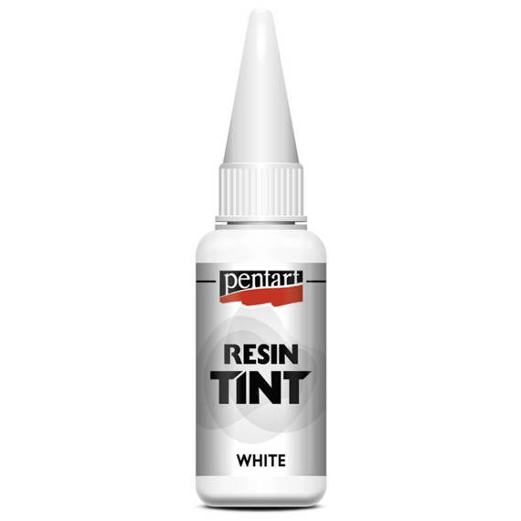 PENTART - Harz-Tönung - Resin Tint - matt weiß/weiß matt 20ml