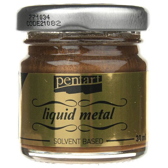 PENTART - Liquid metal - Flüssigmetall - Braun