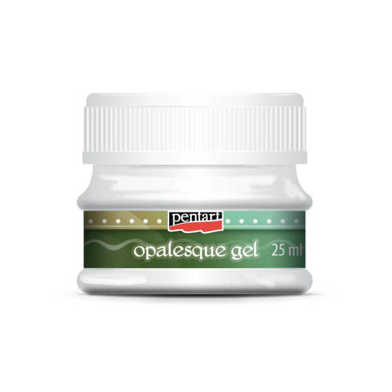 PENTART Opakes Gel Opalescent gel Sandstrahleffekt auf Glasoberflächen 25 ml 