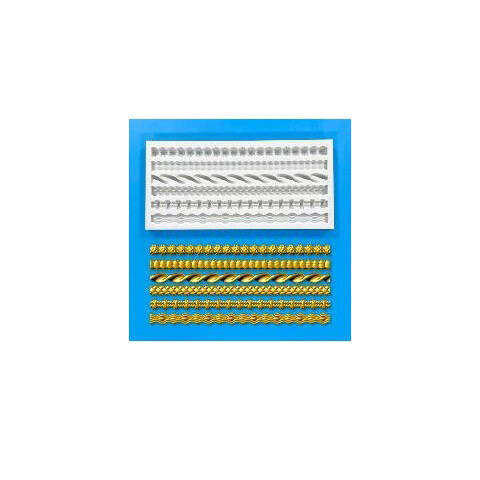 PENTART SILIKONFORM Mold Abformen Gießen Mould, Schnüre II