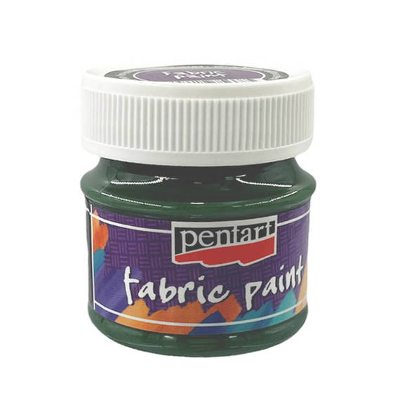 PENTART Stoffmalfarbe - Fabric Paint 50ml - Piniengrün