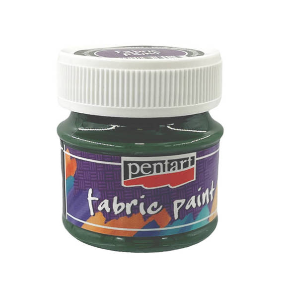 PENTART Stoffmalfarbe - Piniengrün 50 ml 
