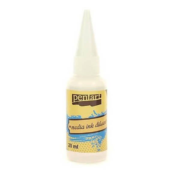 PENTART - Tinte auf Alcoholbasis - Media Ink - Silber 20ml