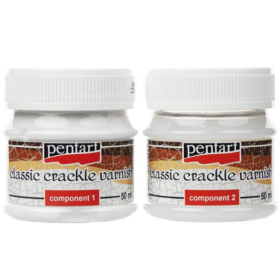 PENTART Zwei Komponenten Krakelierlack Klassik crackle classic varnish 2x50 ml
