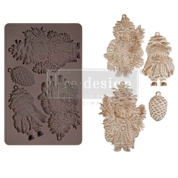 PRIMA SILIKONFORM Mold Abformen Gießen Mould, Pinecone dolls