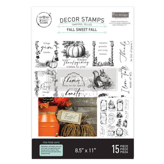 PRIMA -  Transparenter Stempel  CLEAR STAMP - Fall Sweet Fall