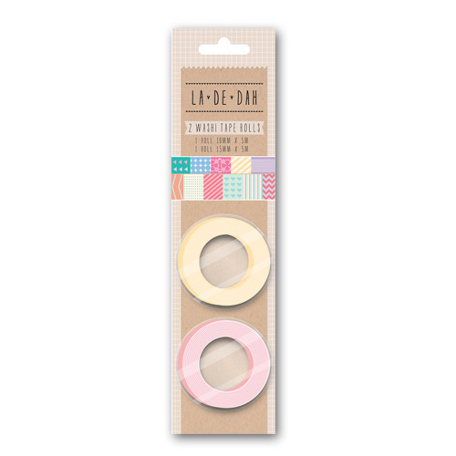 Papier-Washi-Tape - La De Dah - 2 St